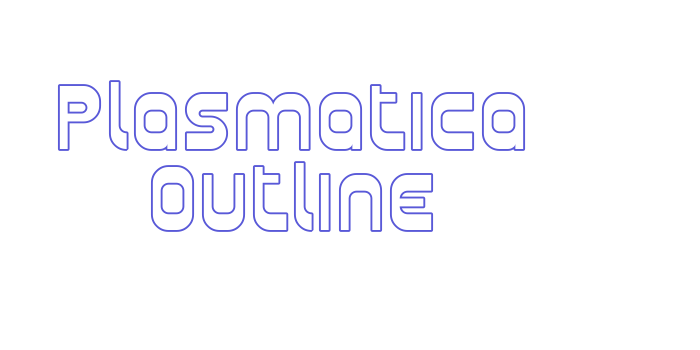 Plasmatica Outline Font Download