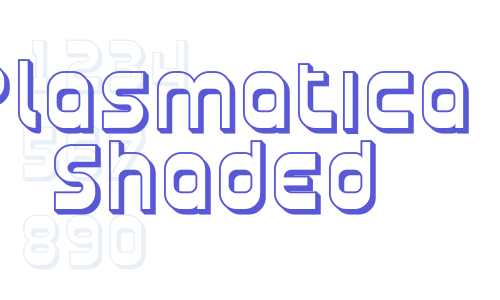 Plasmatica Shaded Font Download