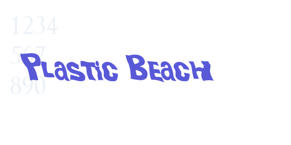 Plastic Beach font