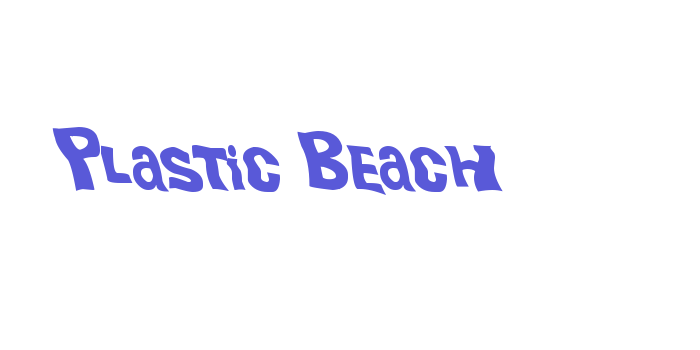 Plastic Beach Font Download