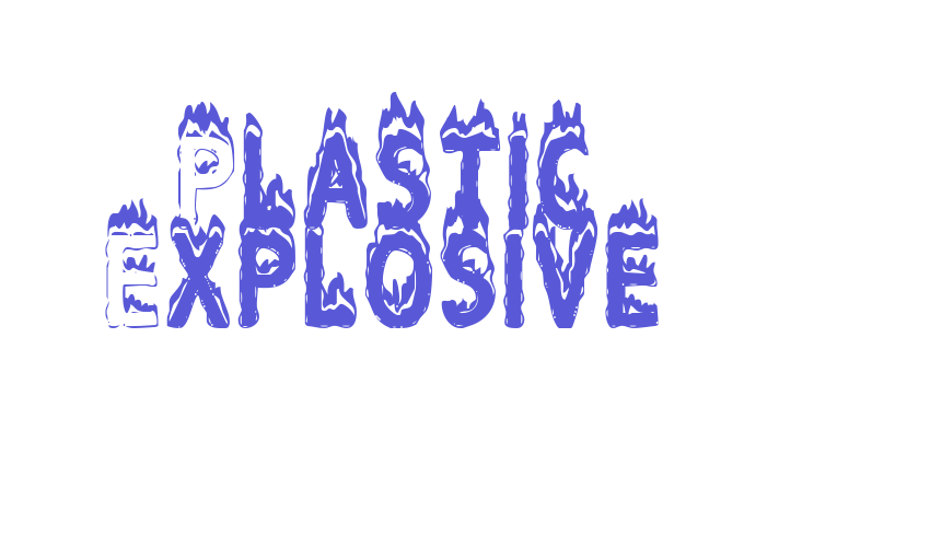 Plastic Explosive Font Download