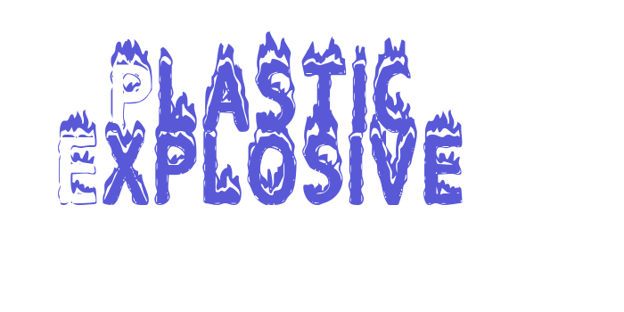 Plastic Explosive Font Download