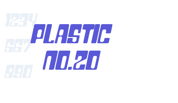 Plastic No.20 Font