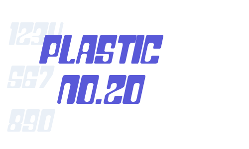 Plastic No.20 Font Download