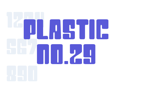 Plastic No.29 Font Download