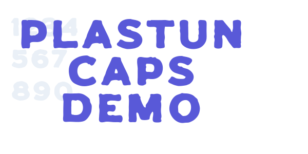 Plastun Caps Demo font free