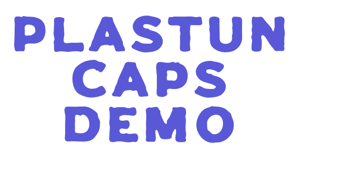 Plastun Caps Demo Font