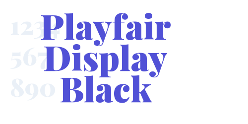 Playfair Display Black-font-download