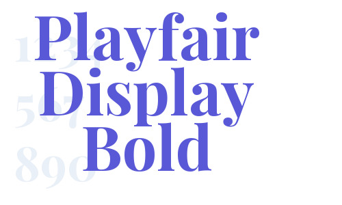 Playfair Display Bold Font Download