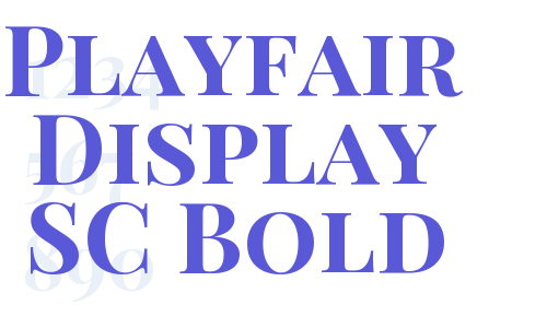 Playfair Display SC Bold Font Download