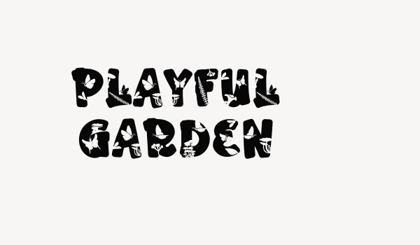 Playful Garden Font