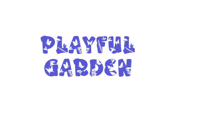 Playful Garden Font