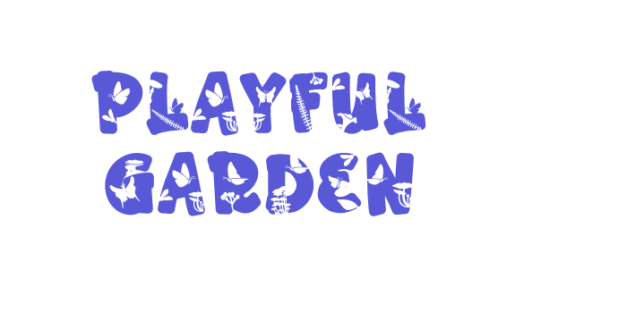 Playful Garden Font