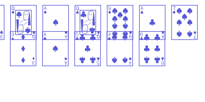 Playing Cards Font