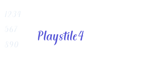 Playstile4 font free