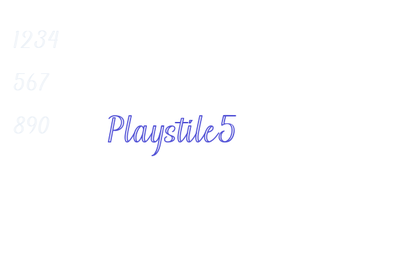 Playstile5 Font Download