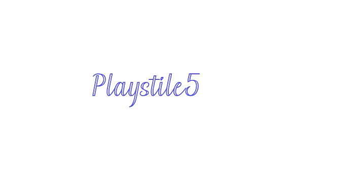 Playstile5 Font Download