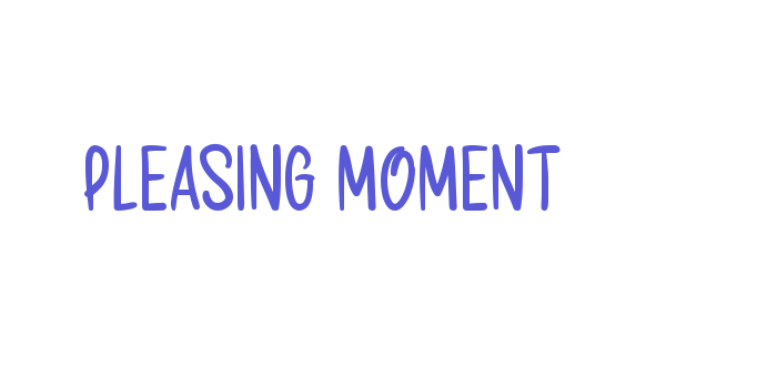 Pleasing Moment Font Download