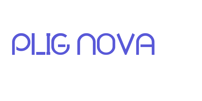 Plig nova Font Download