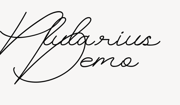 Plularius Demo Font