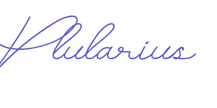 Plularius Font