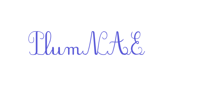 PlumNAE Font Download