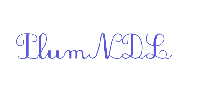 PlumNDL Font Download