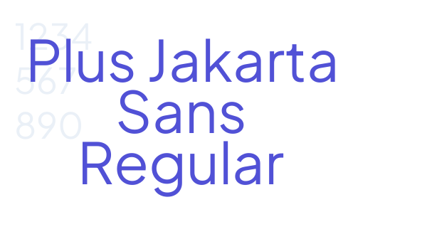 Plus Jakarta Sans Regular font download