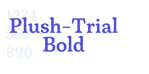 Plush-Trial Bold-font-download