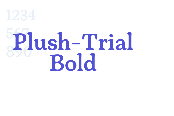 Plush-Trial Bold