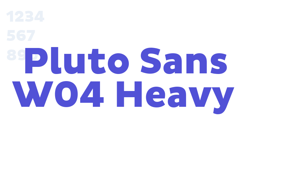 Pluto Sans W04 Heavy-font-download