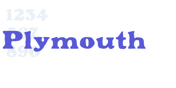 Plymouth font free