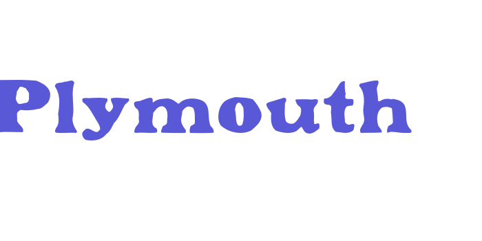 Plymouth Font