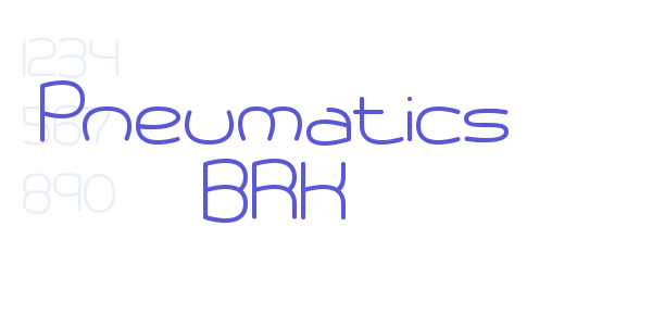 Pneumatics BRK font