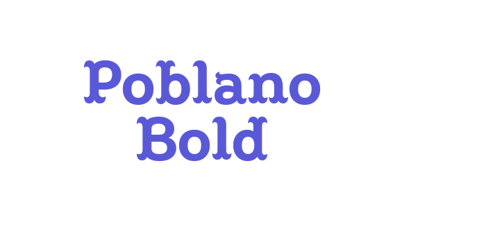 Poblano Bold Font Download