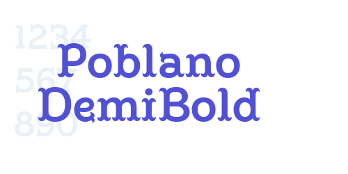 Poblano DemiBold-font-download