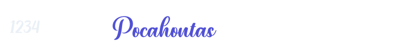 Pocahontas-font