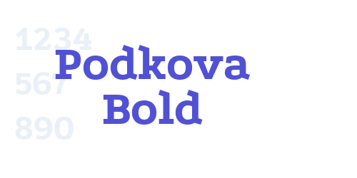 Podkova Bold-font-download
