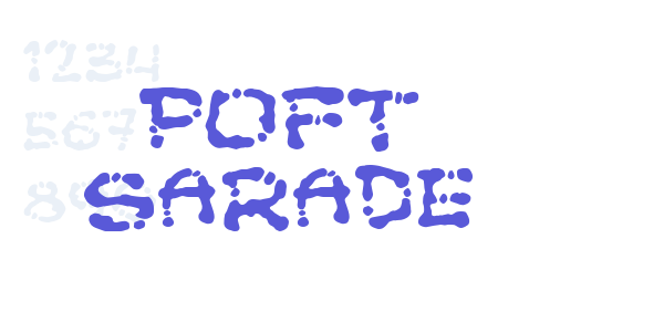 Poft Sarade font