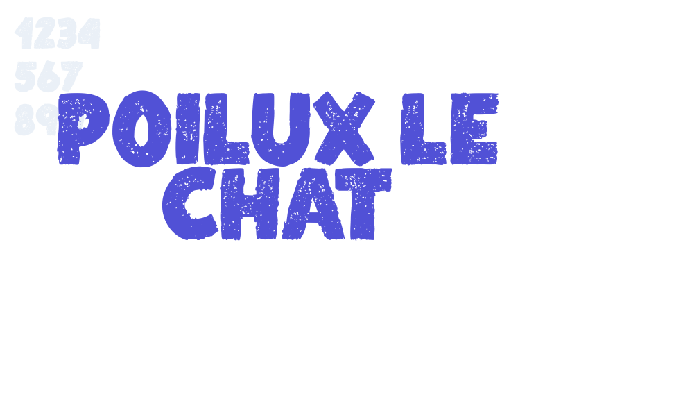 Poilux le Chat-font-download