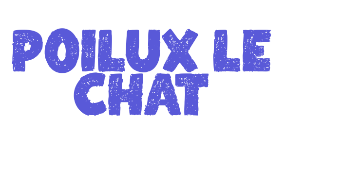 Poilux le Chat Font