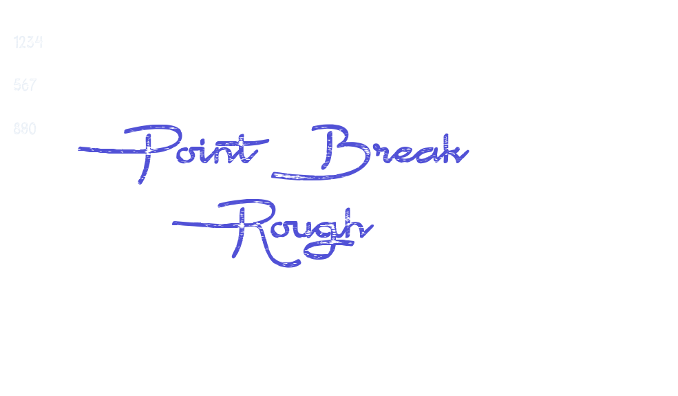 Point Break Rough-font-download