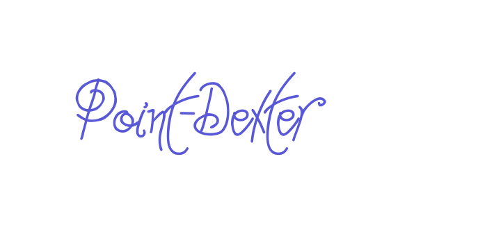 Point-Dexter Font Download