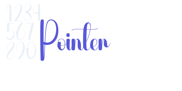 Pointer font free