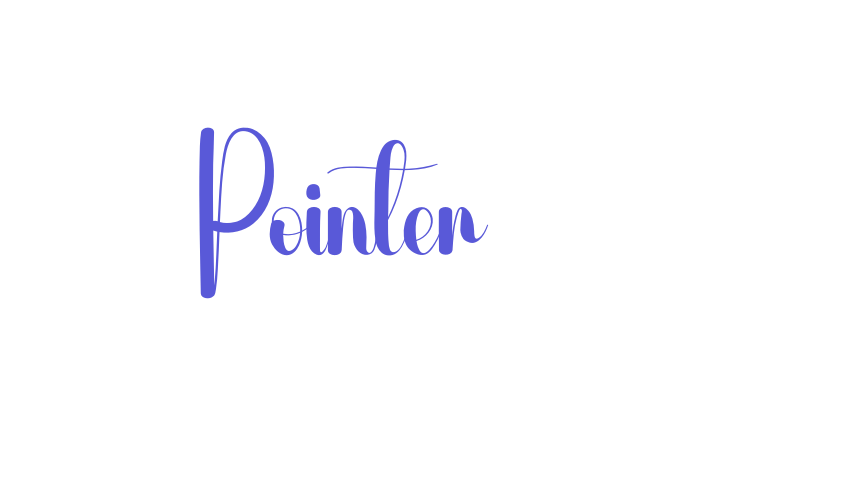 Pointer Font