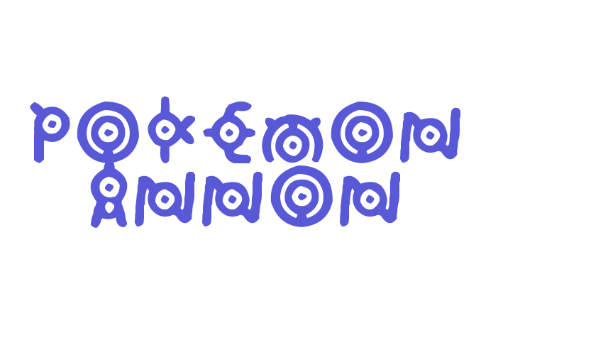 Pokemon: Annon Font Download