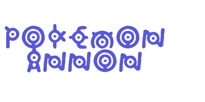 Pokemon: Annon Font Download