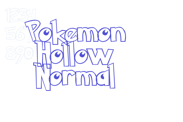 Pokemon Hollow Normal Font Download