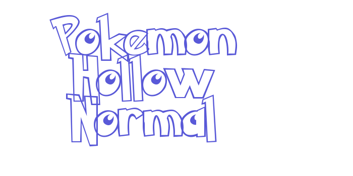 Pokemon Hollow Normal Font Download