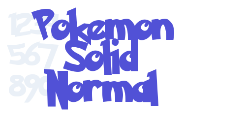 Pokemon Solid Normal-font-download